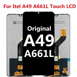 Original 6.6 inch For Itel A49 A661L touch LCD Display Touch Screen Digitizer Replacement