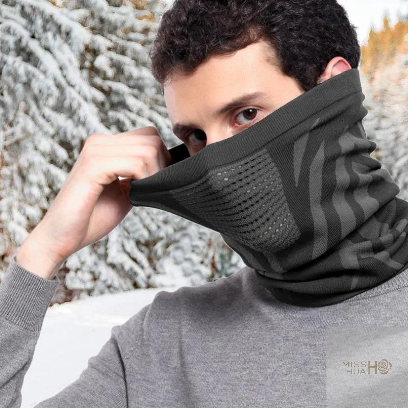 YY Colors Winter Atmungsaktiver Bequemer Thermo-Strickschal Gesichtsbedeckung Halswärmer Fahrrad Radfahren Ski Schlauchschal Wandermasken
