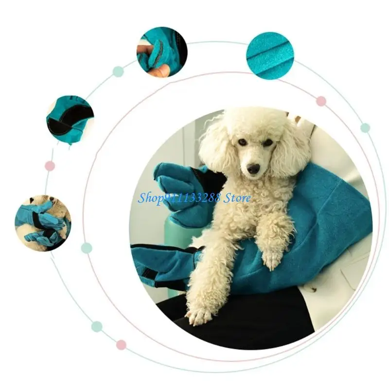 g88d-45-センチメートル-60-センチメートル多機能手袋園芸鷹狩り犬訓練動物ハンドリング手袋耐パンク革手袋