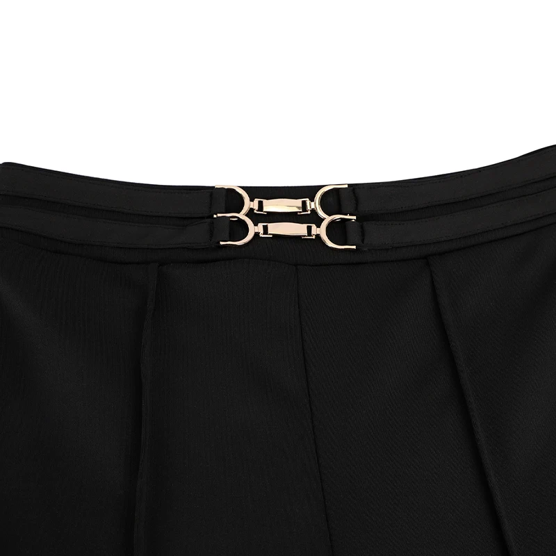 AODEBIAO Black Straight Pants Women Summer Sexy Slim Basic Solid High Waist Pants Women Fashion Casual Gothic Vintage Trousers