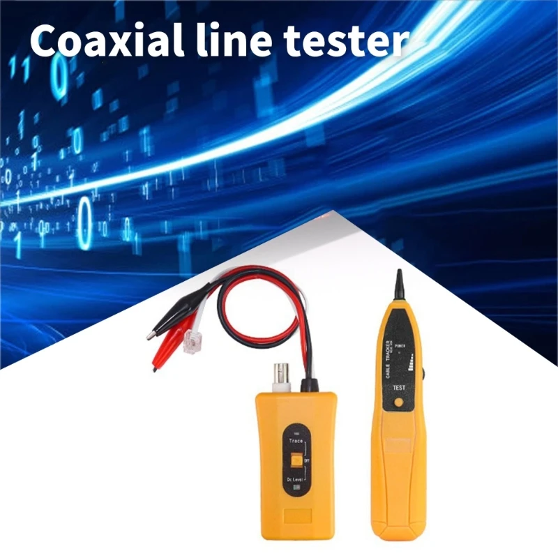 เครื่องทดสอบสายเคเบิลโคแอกเซียล (Coax) เครื่องทดสอบสายเคเบิลเครือข่ายสำหรับสายโคแอกเชียลข้อมูล RJ45 CAT5