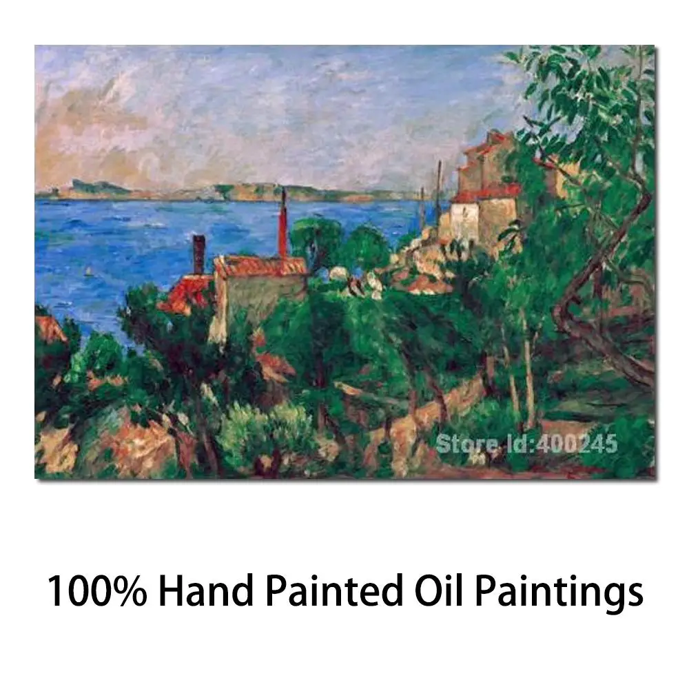 

Best Art Reproduction La Mer O L Estaque Paul Cezanne Paintings for Sale Hand Painted High Quality