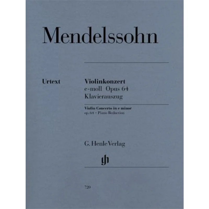 

HN720 Mendelssohn Violin Concerto Op 64 PR FELIX MENDELSSOHN BARTHOLDY G Henle Verlag 9790201807201 Book
