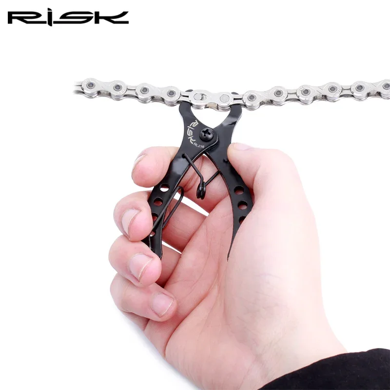 RISK Bike Mini Missing Chain Quick Link Tool Bicycle Plier Master Link Remover Connector Opener Lever with Free Chain Hook RL216