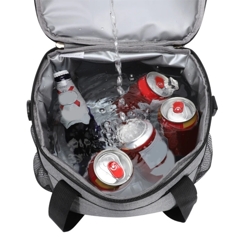 10/15/23L Coolers Bag Lunch Box Large Capacity Thermal Bag Insulated Bag Picnics Bag Double Layers Lunch Bag for Travel