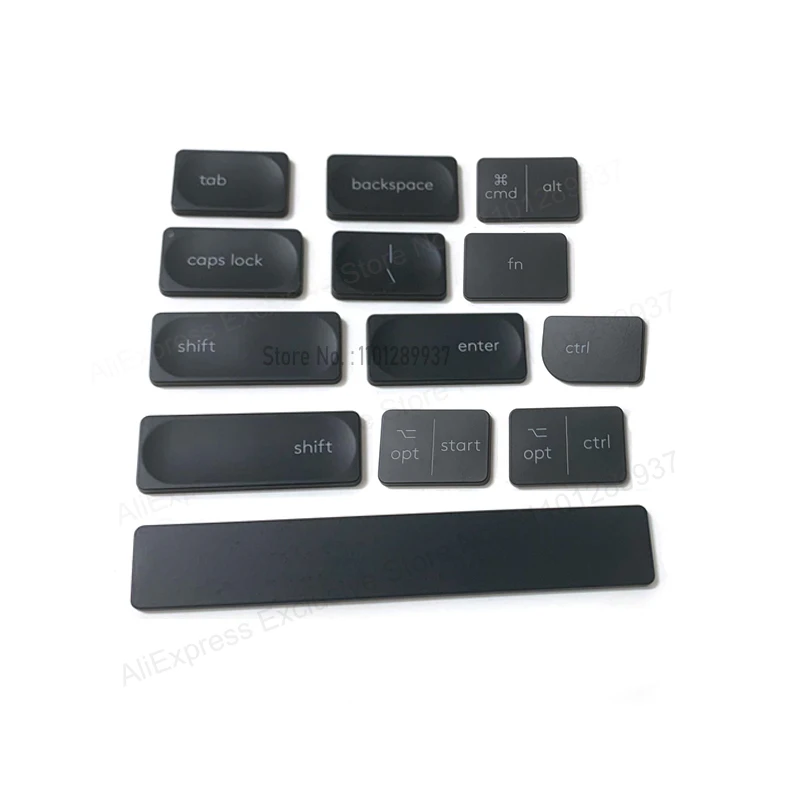 

Запасные клавиши и зажимы для клавиатуры ноутбука Logitech Craft MX YR0073 grayblack Fn Space ctrl ait cmd Cap колпачок и петля