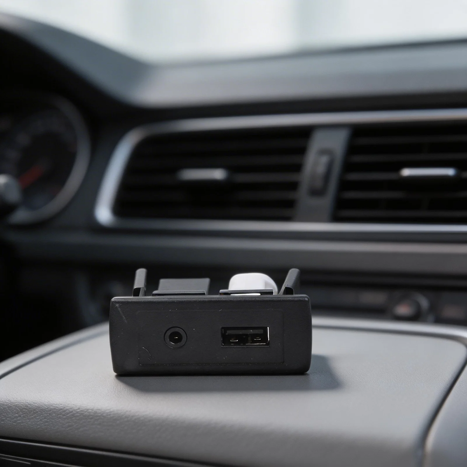 AUX USB Connector USB Socket Adaptor Parts Unit Port ABS Accessories Vehicle 12-24V 1x For MERCEDES High Quality