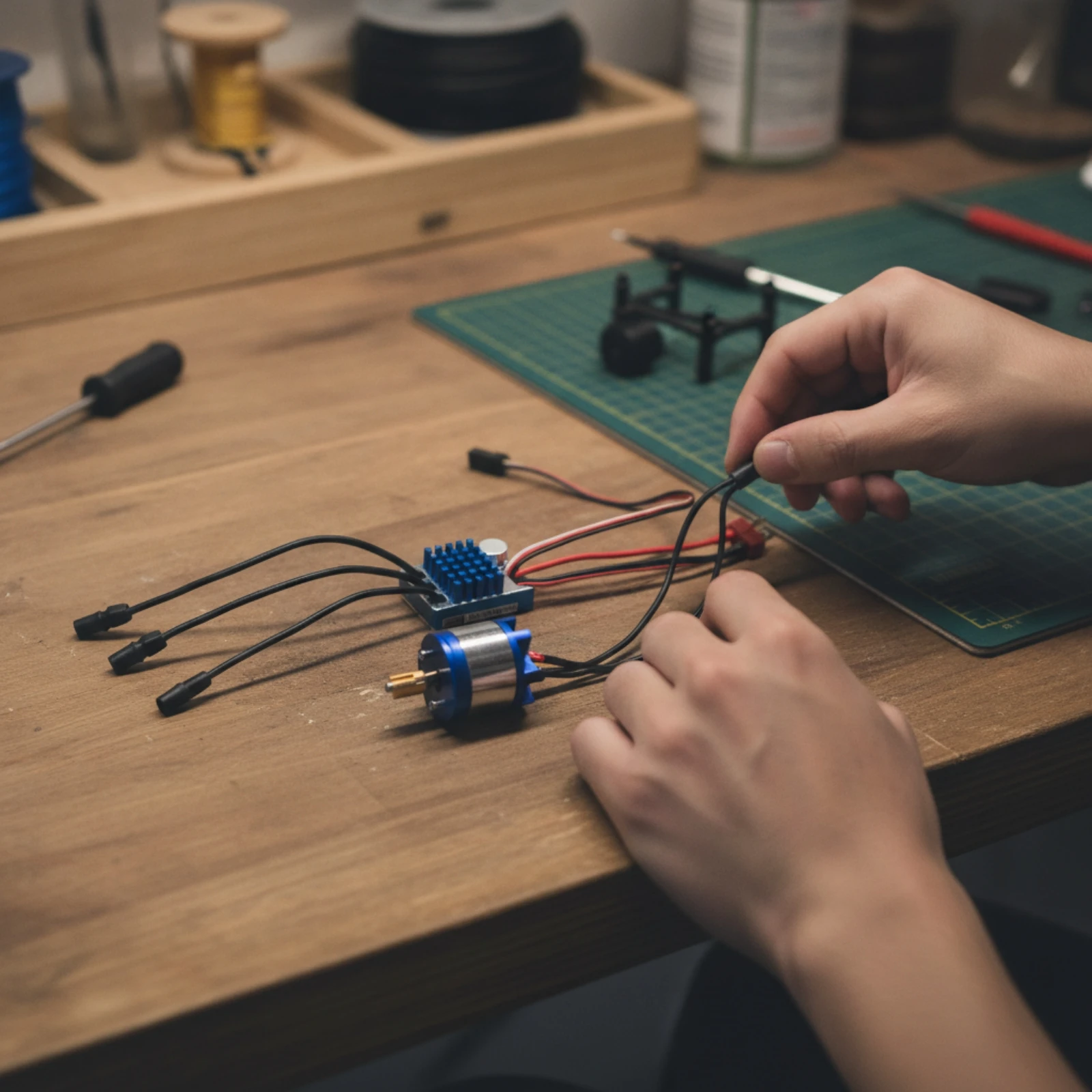 Brushless Motor with ESC 45A Brushless Motor with Speed Controller Power System 6V 2A BEC Easy to Install for Rock Crawling
