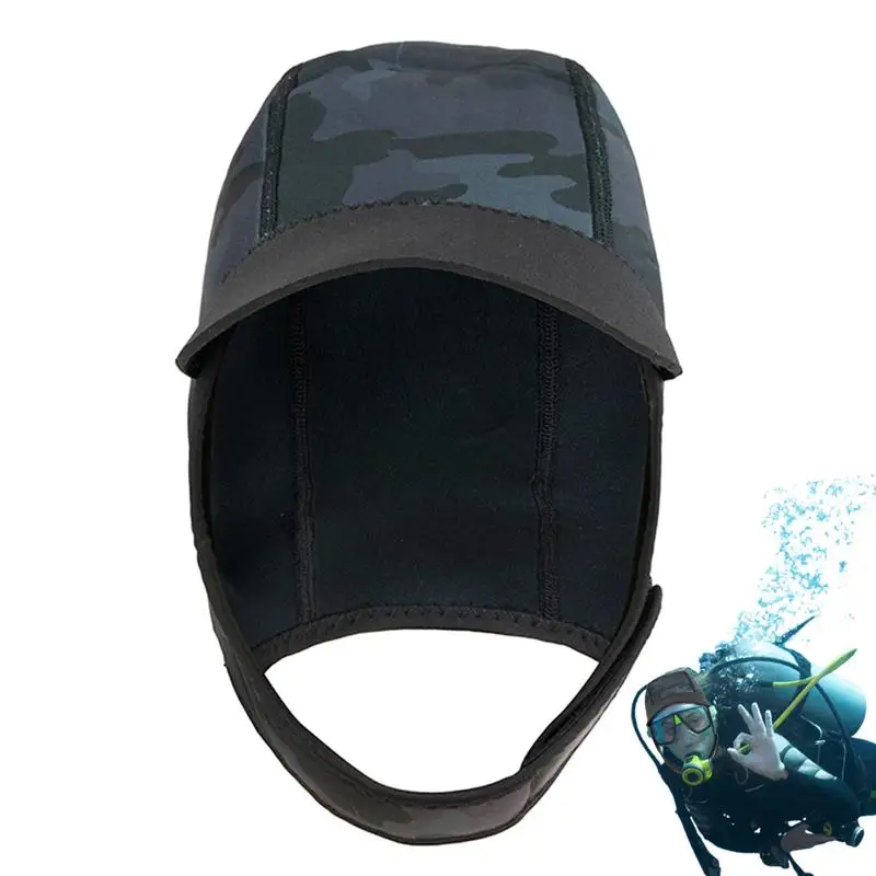 

2mm Diving Hood Surfing Hood 2MM Stretchable Water Sports Surfing Hat Professional Scuba Snorkeling Hat For Winter
