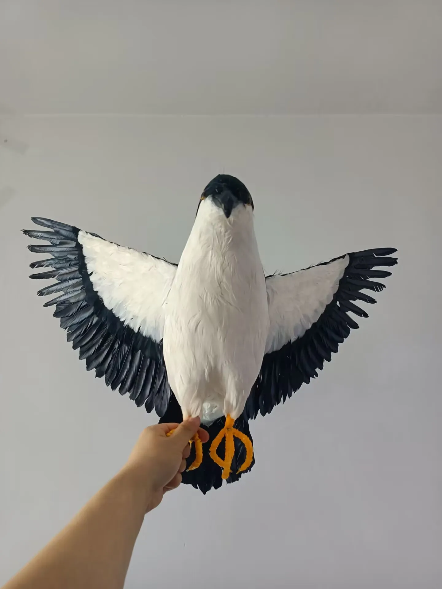huge simulation foam&feather wings eagle model gift about 45x90cm xf2911