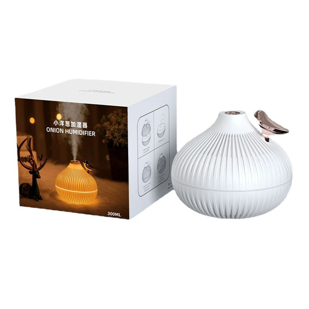 

Heavy Fog Humidifier Humidifier Home Desktop 116x116x102mm 1pcs 300ml Plastic Two Misting Mode With Night Light
