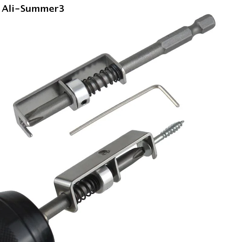 【AuHn】1PC Spring-Loaded Screw Holder Bit Wear Resist Anti-Drop Screwdriver Bit Universal Screw Retaining Electricians Mechanics