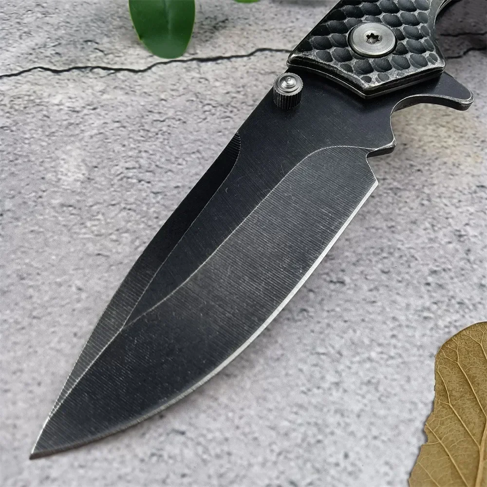 Tactical Strider SMF Folding Knife 7Cr13mov Drop Point Blade 420 Steel Handle Pocket Camping Hunting Knives Survival EDC Tool