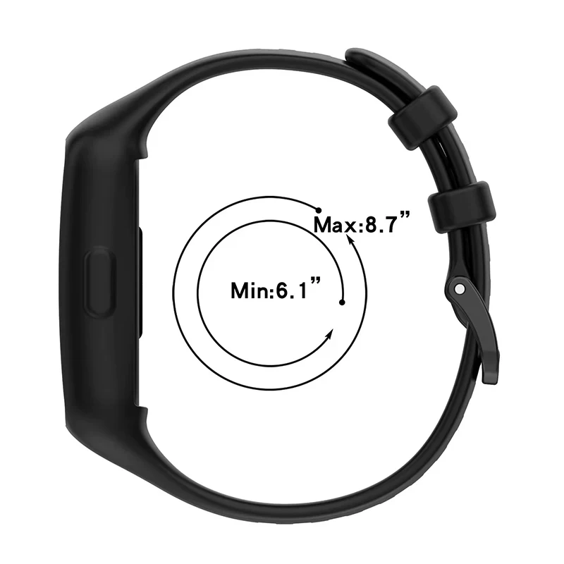 Smart Strap For Huawei Band 8 9 Silicone Integrated Glossy Bracelet Colorful Fitness Watch For Honor Band 9 7 6 Sports Wristband