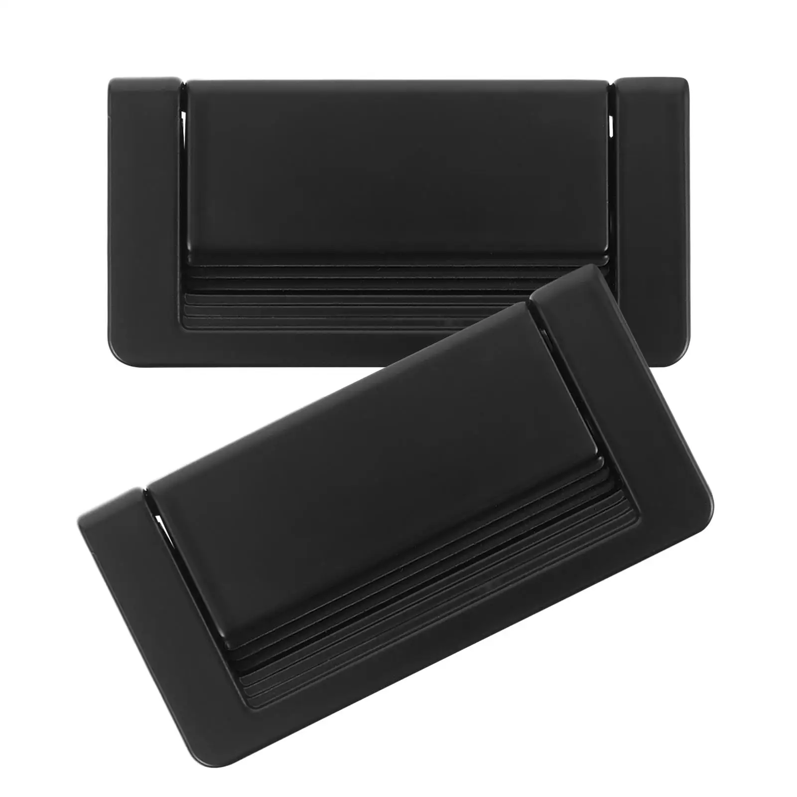 

Cabinet Door Handle Black Closet Drawer Pulls Wardrobe Handles Kitchen Furniture Zinc Alloy Easy Installation