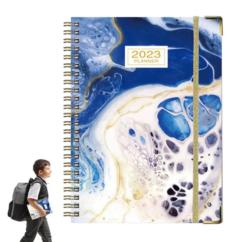 To Do List Bloc de notas 2023 planificador mensual semanal 8,54x6,22 pulgadas Agenda completa en inglés organizador para planificación y programación diaria