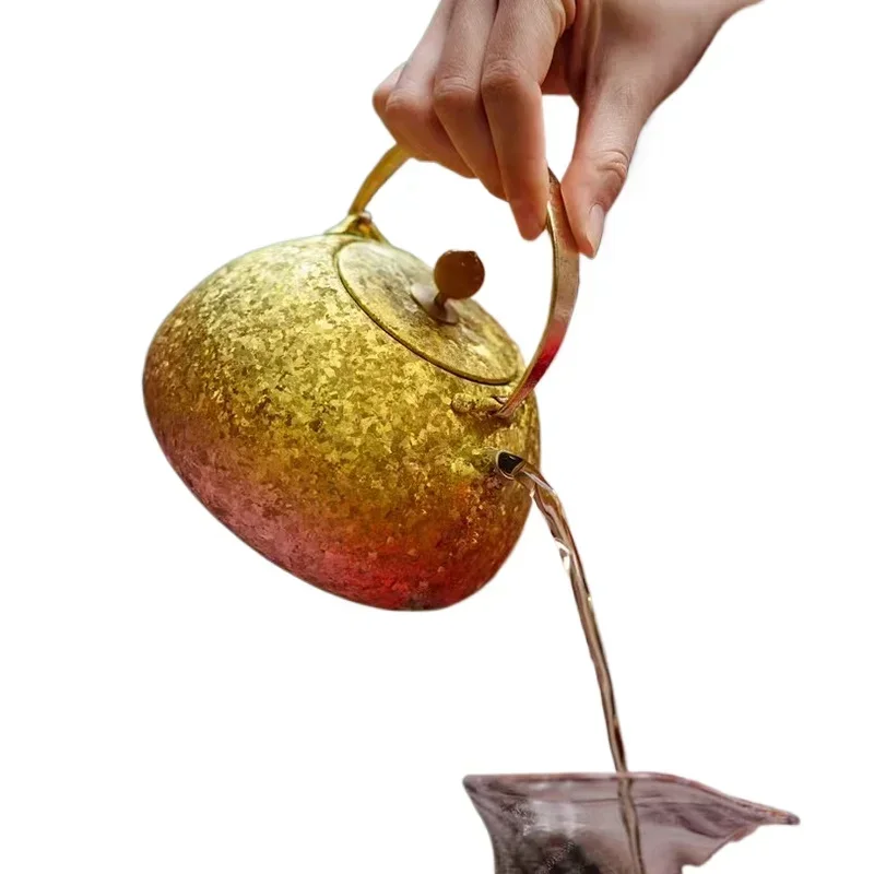 

Guanshan titanium beam tea kettle, outdoor camping high-end gifts, electric ceramic stove, carbon stove