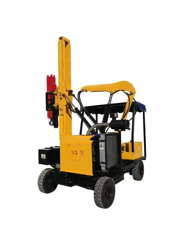 Hot Sale Construction Hydraulic Auger Drilling Rig / Pile Driving Machine / Screw Pile Driver