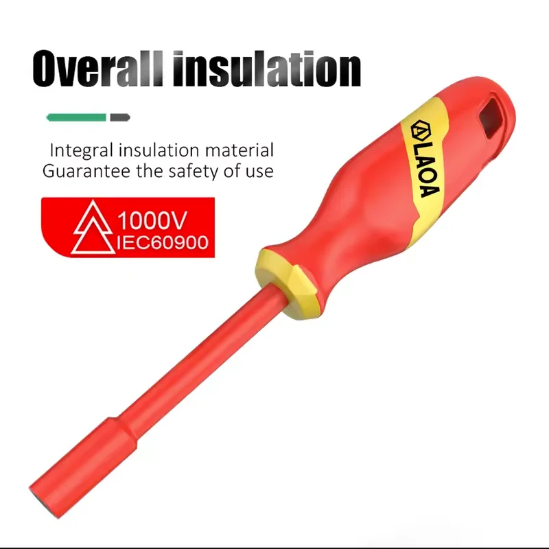 LAOA1/4 inch hexagonal shank screwdriver bit insulated injection screwdriver handle multifunctional interchangeable head driver