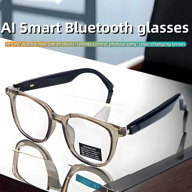 

GT-52 умные очки-переводчики, солнцезащитные очки для перевода, голосовой пульт дистанционного управления, музыкальные очки, водонепроницаемые очки