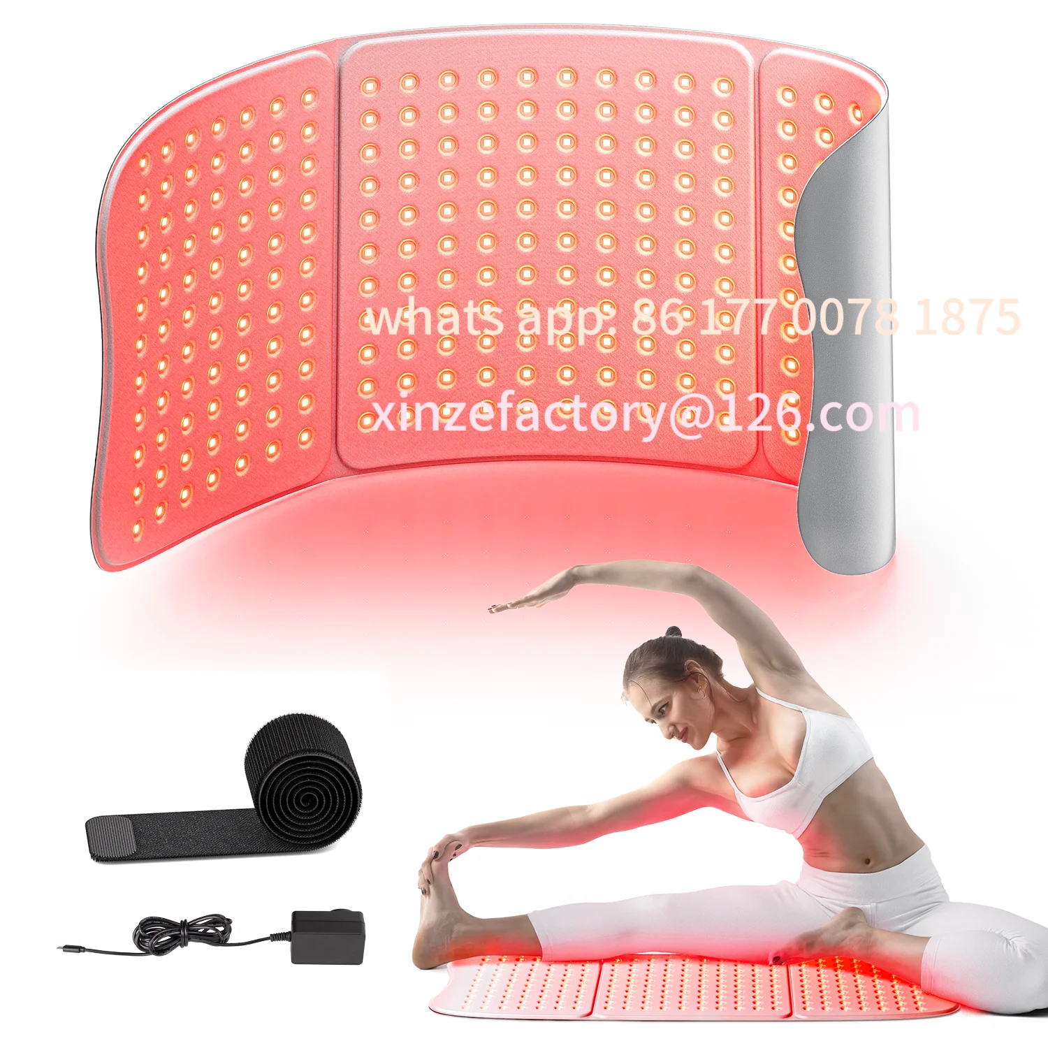 Customizable Near Infrared Red Light For Body Muscle Pad Belt