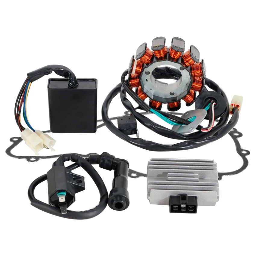 Stator Coil & Regulator Rectifier CDI For Kawasaki KL650 KL650 Tengal KLR650 OEM:21119-1272 21121-1152 21003-1170