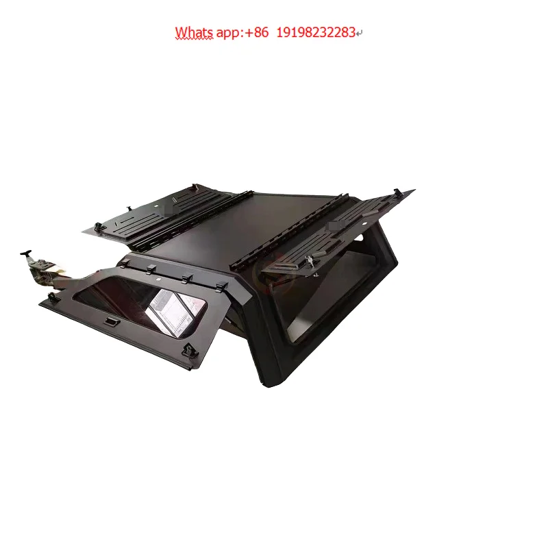

For Steel Aluminium Pickup Accessories Truck Caps Cap with Side Window Hardtop Canopy Canopies for F150 Factory hot selling