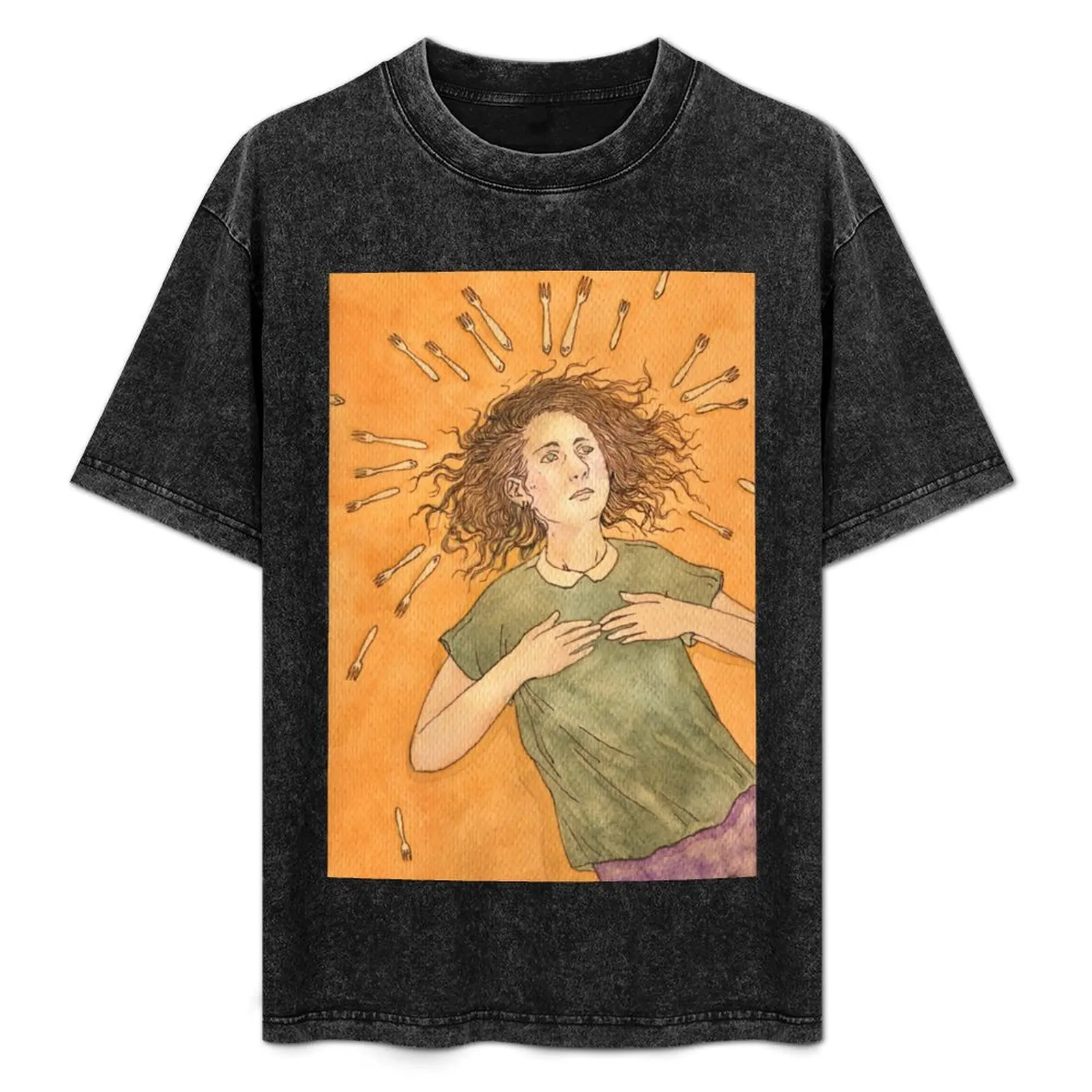 

Making Records illustration insired by Regina Spektor T-Shirt Soft Cotton Print T-Shirt
