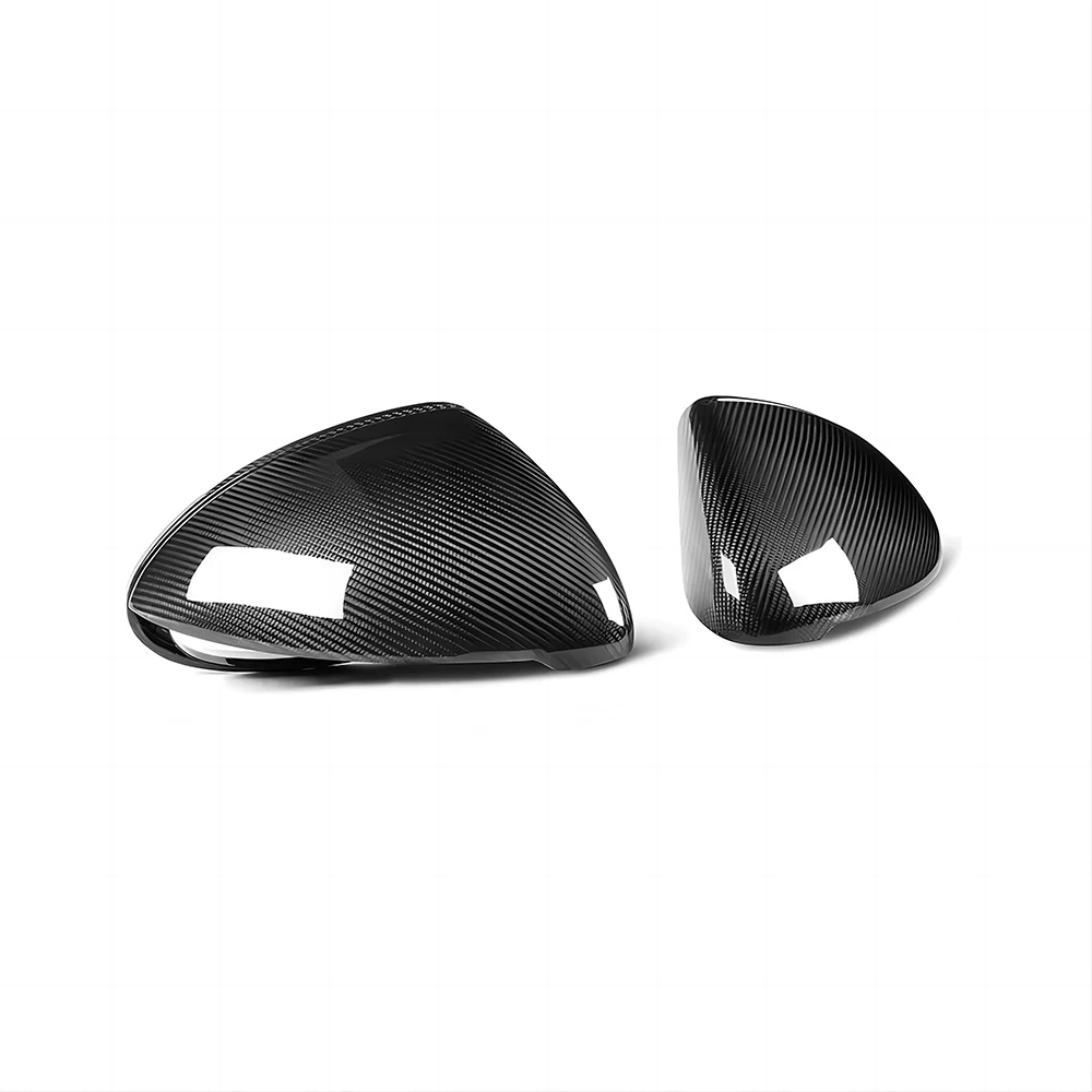 

Replacement Rearview Side Mirror Covers Cap For 15-17 Porsche Cayenne 958.2 GTS Turbo S LHD Only Dry Carbon Fiber Casing Shell