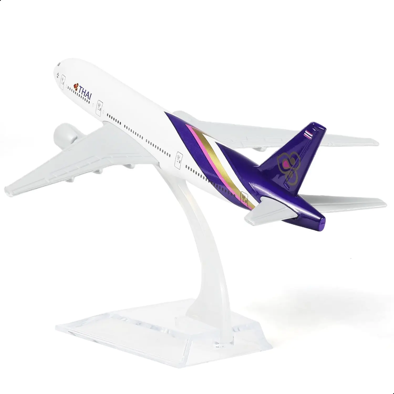 16cm for Thai B777 Airways Metal diecast Airplane Model with Display Airplane Stand  Aviation Gifts or Collections
