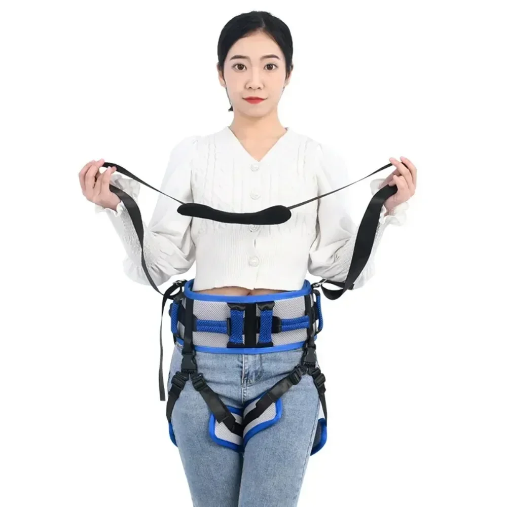 Elderly Transfer Shift Belt Disabled Wheelchair Bed Auxiliary Moving Bands Bedridden Walking Gait Standing Exercise Assist Belts