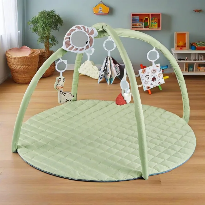Babyspeelgoed Kruipende speelkleed met cartoon afneembare hangers Zachte verdikte vloerspellen Pad Baby Klimtraining Speelgoed Rekwisieten