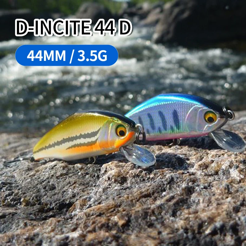 1Pcs 44mm 3.5g Sinking Mini Minnow Trout Fishing Lure Saltwater Lures Minnow Wobbler Pesca Artificial Bait Plastic Swimbait M44