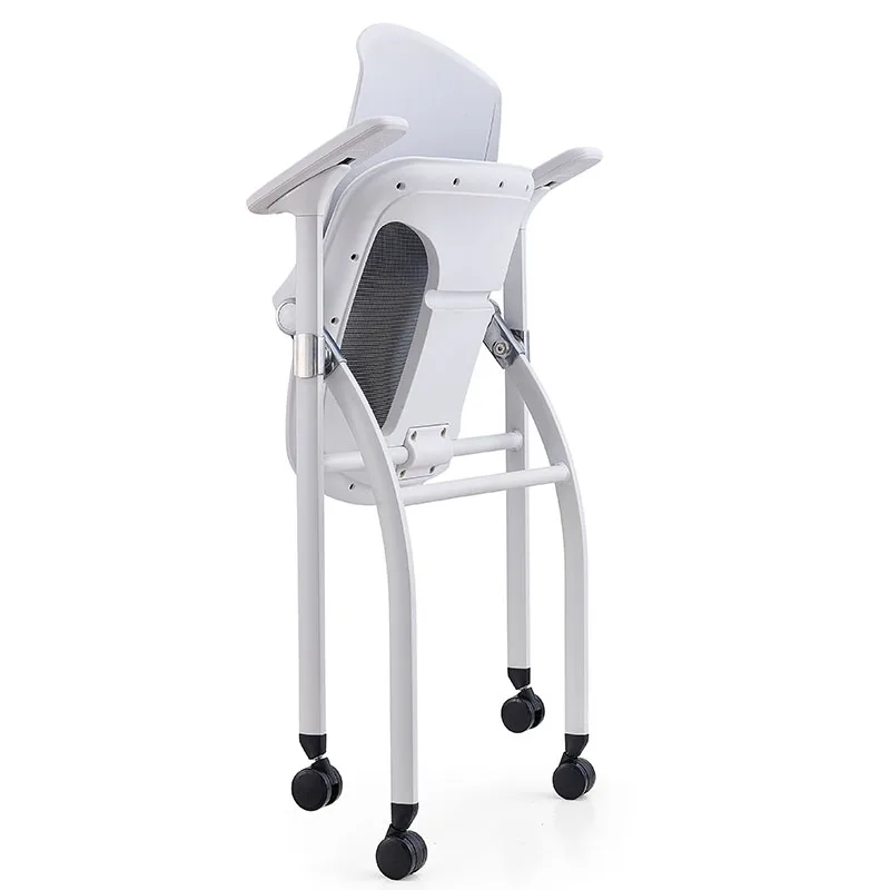 

Folding training chair Conference with table board, writing board, conference room meeting chair, minimalist style, ergonomics