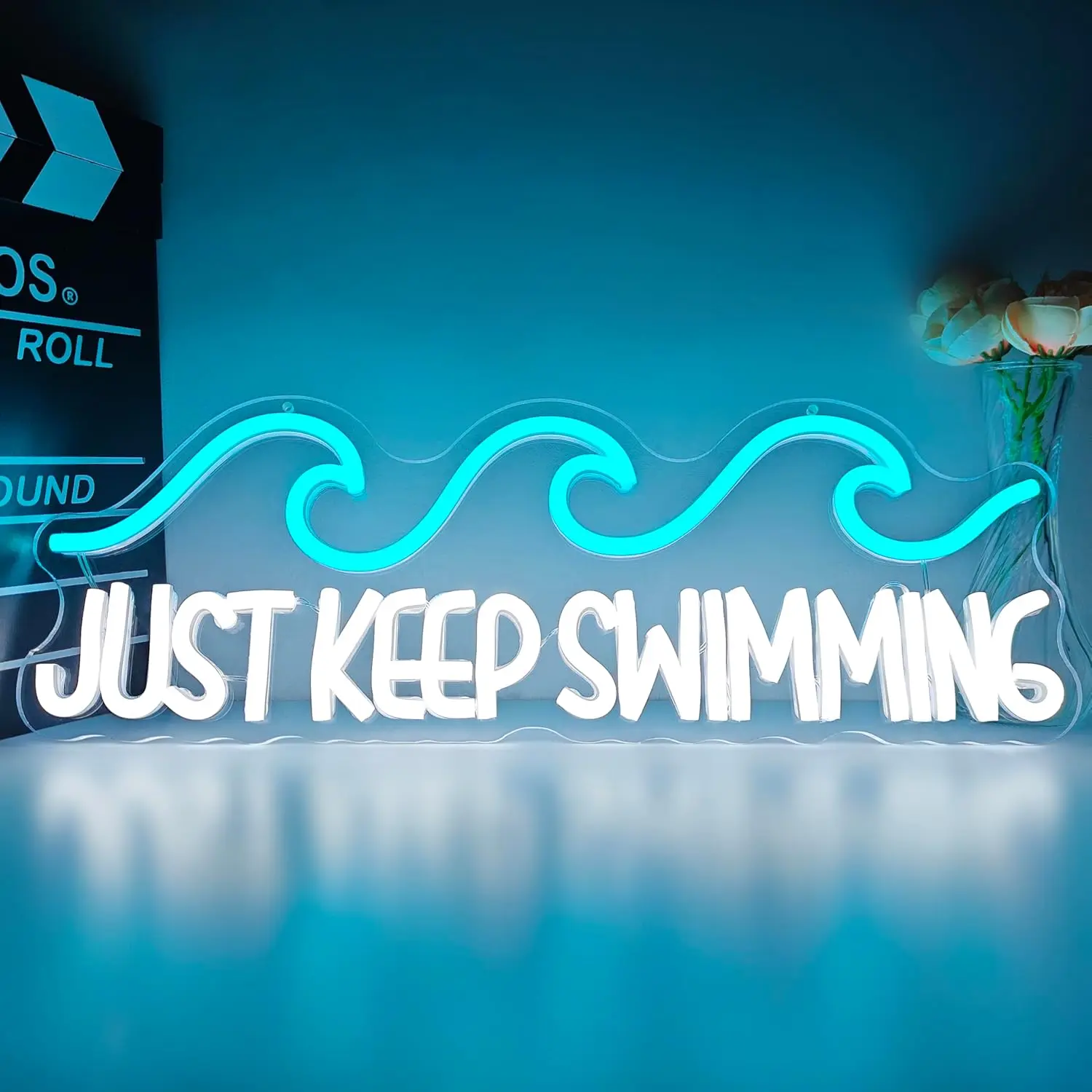 

Неоновая вывеска для бассейна, настенный светильник в стиле арт-декор, светодиодный светильник с питанием от USB для дня рождения, бара, игровой комнаты, спальни, украшение, подарок