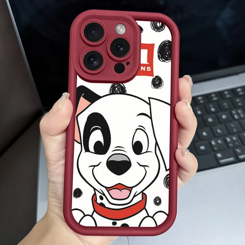 Disney 101 Dalmatians Dog Eye Ladder For Apple iPhone 15 14 13 12 11 XS XR X Pro Max Plus TPU Phone Case