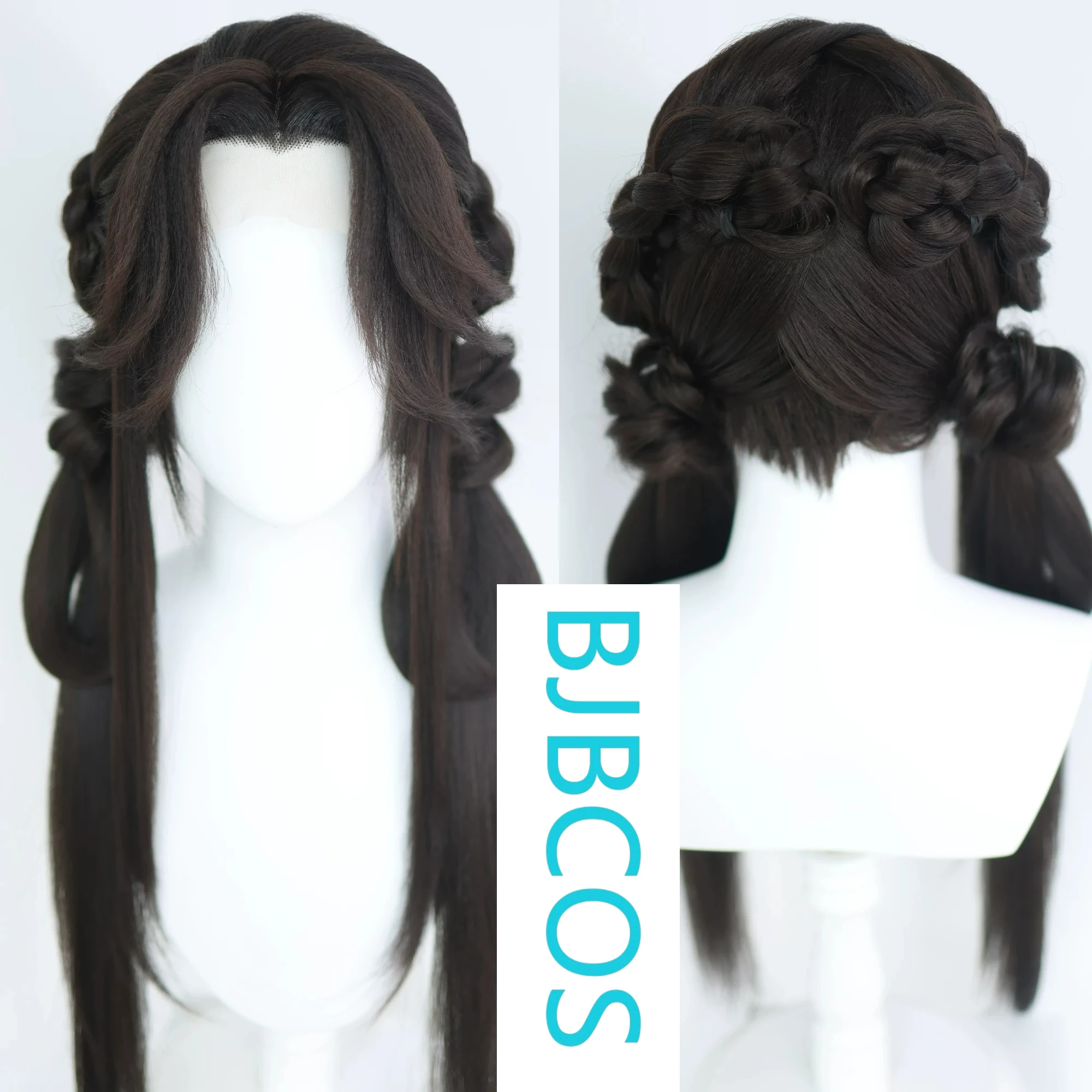 

[Styled Wig]Ashes of the Kingdom‌ Brown Lace Front Wig COS Xiao Qiao wig set, antique style, other characters to picture
