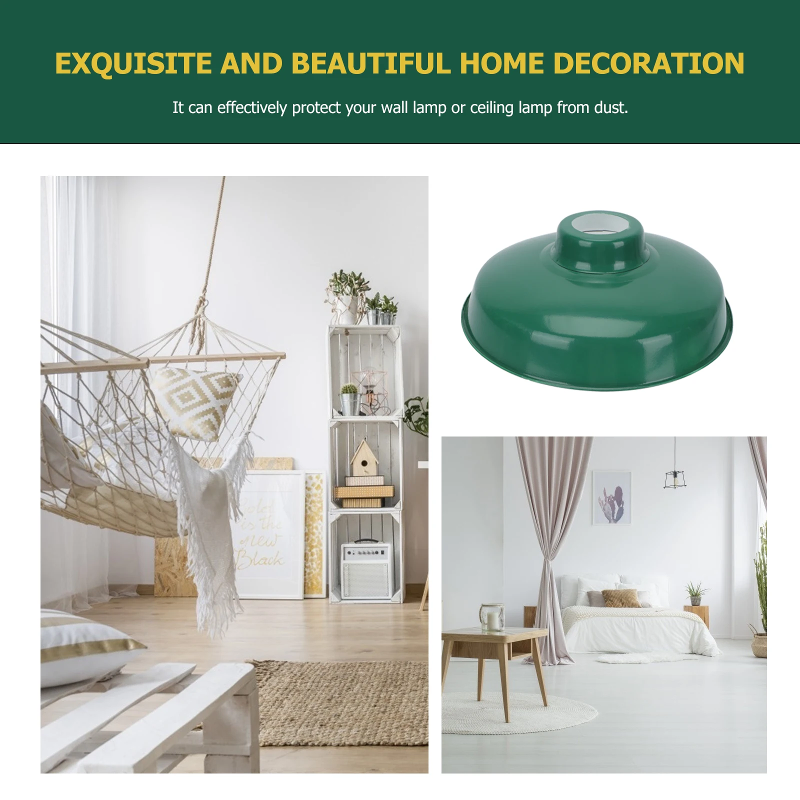 

1Set Vintage Green Enamel Lamp Shade Dome Protector for Wall Pendant Ceiling Lamps Home Decor Enamel Lamp Shade