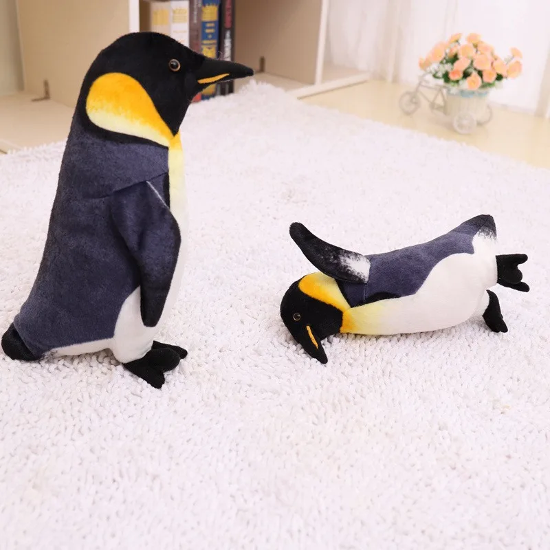 Brinquedo do luxuoso do pinguim simulado, algodão dos PP, animal curto