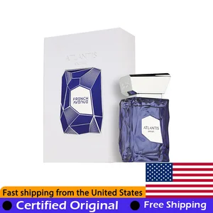 French Avenue Atlantis Extrait de Parfum Spray Unisex 100 ML Lasting Aquatic Aromatic Pheromone Cologne Luxury Perfume 3.4 Ounce