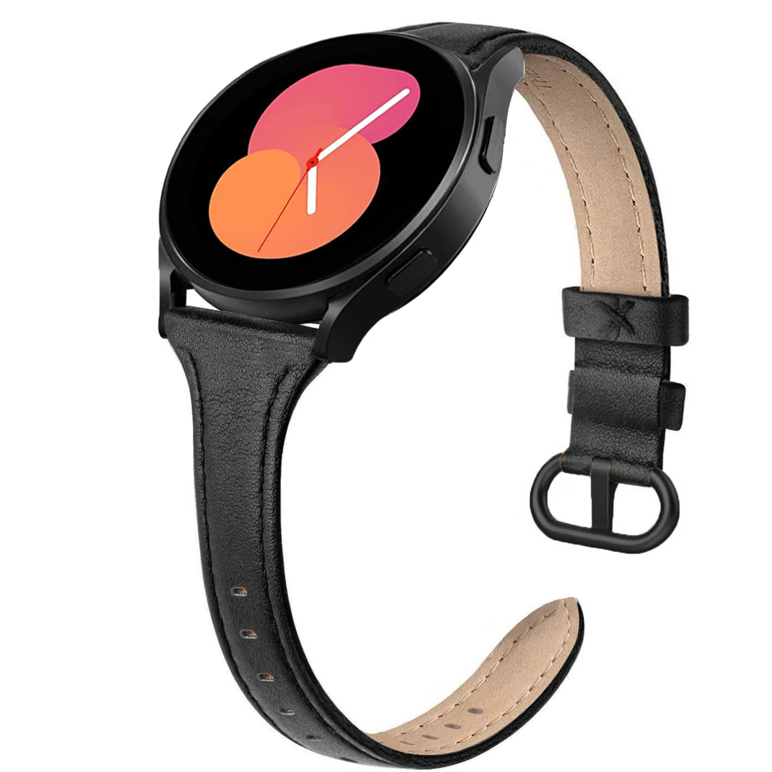 20mm Slim Strap for Galaxy watch 5 pro 5 45mm Fashion Strap 20mm Leather Bands for Samsung Galaxy Watch 5 Band 44mm 40mm