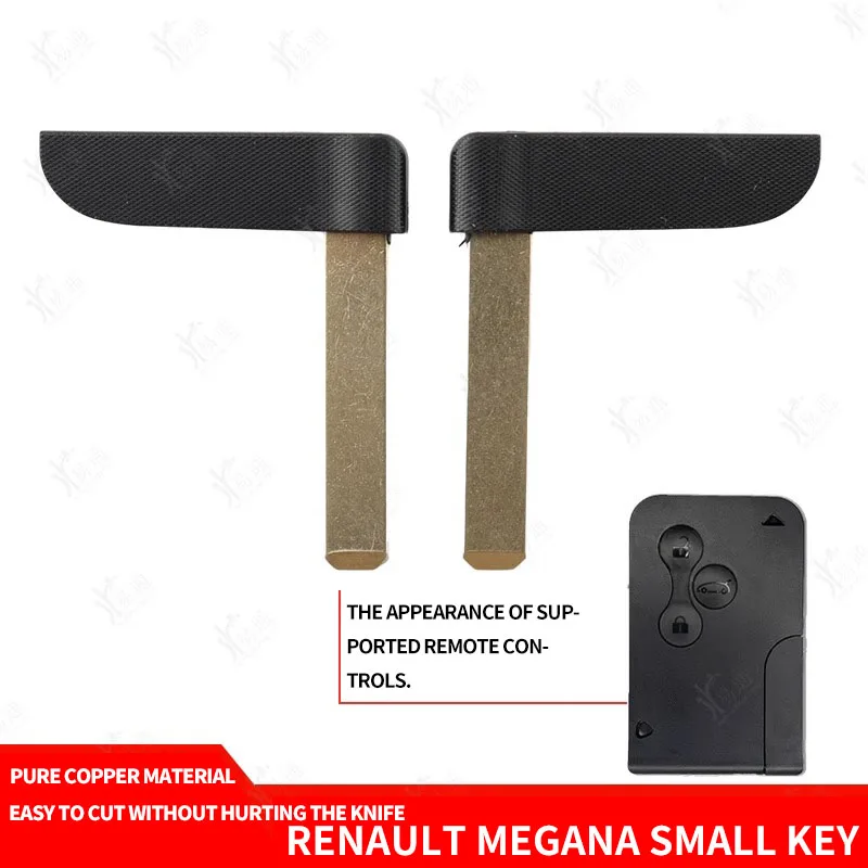 for Renault Megane intelligent remote control small key Megane key shell emergency key embryo