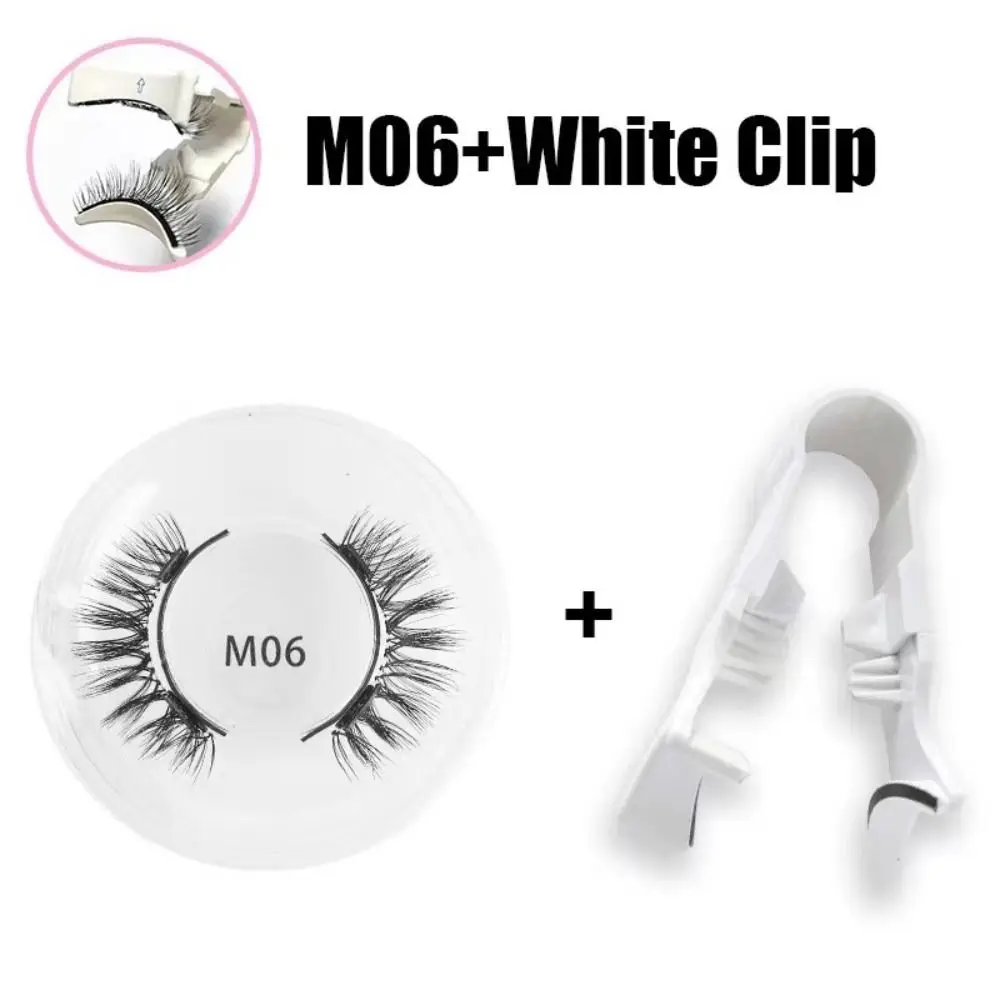 Pestañas postizas magnéticas, sin pegamento, pestañas magnéticas DIY con Clip, maquillaje reutilizable, grupos de pestañas postizas