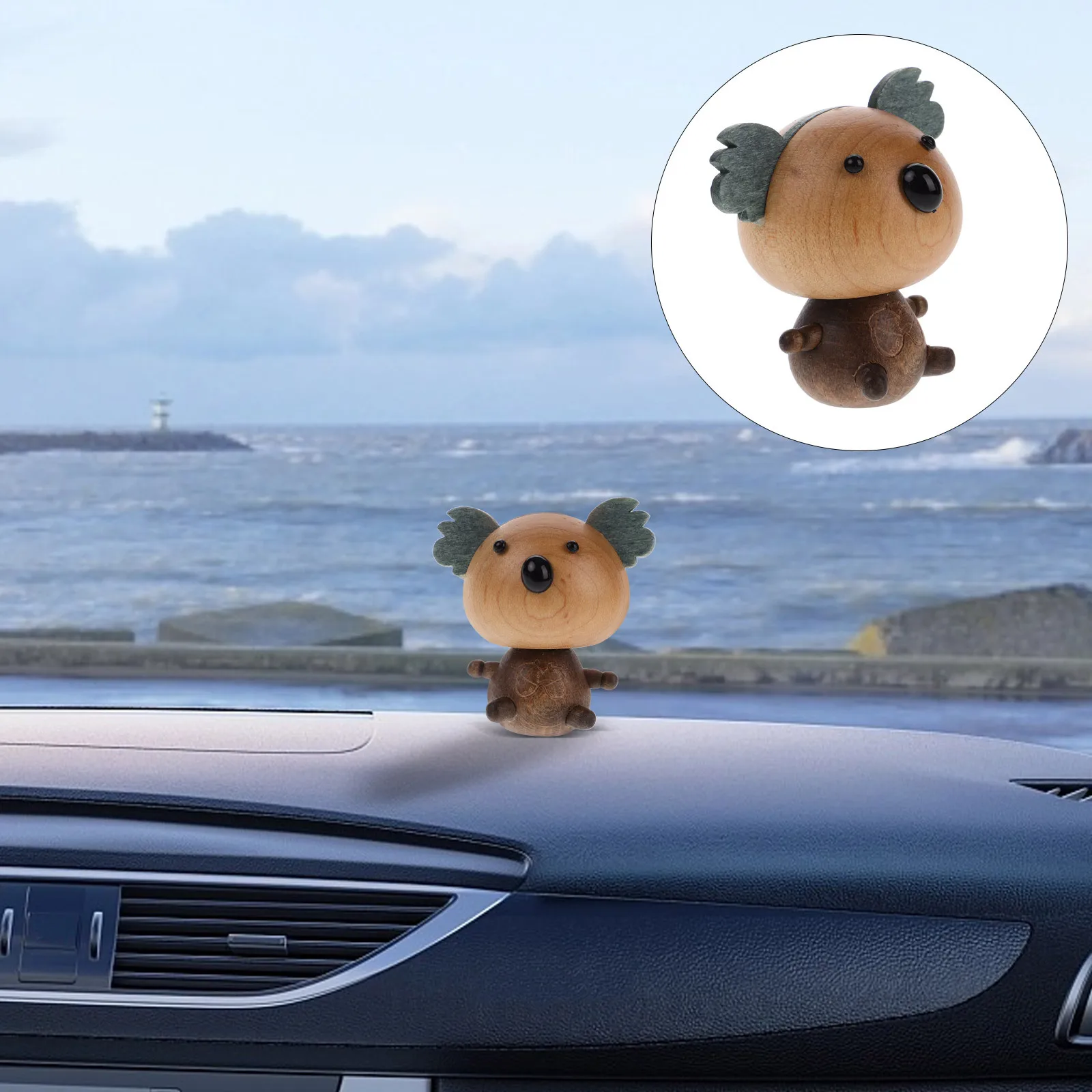 

Car Dashboard Ornament Bobblehead Animal Car Interior Decoration Cute Shaking Accessory Aesthetic Vehicle Decor