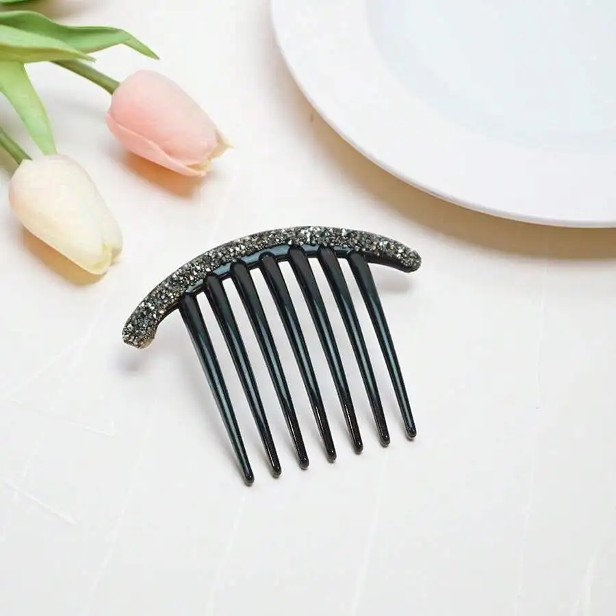 

3pcs 11cm Elegant Hair Combs With Rhinestone For Women Wedding Bridesmaid Styling