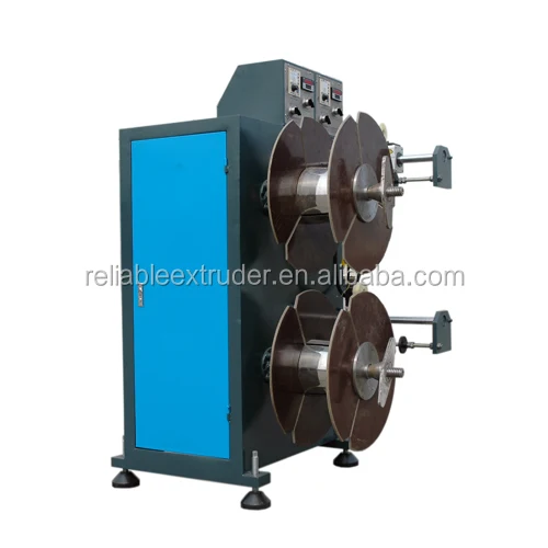 Plastic product double coiling machine