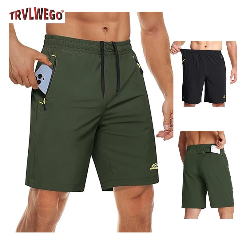 

Летние мужские легкие спортивные шорты для бега, фитнеса и тренировок – дышащие спортивные брюки