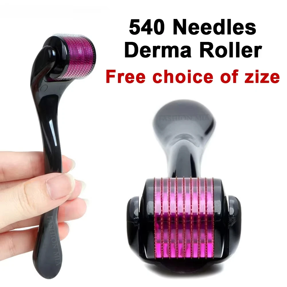 540 Derma Roller Microneedling Beauty  Tools For Hair Beard growth Nourishing Anti Hair Loss Women And Men Grooming Instrument