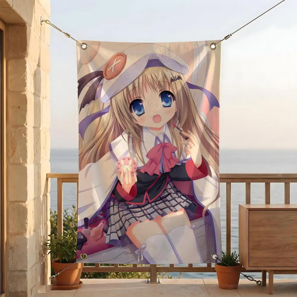 Anime Little B-Busters Flaggen eignen sich für Zuhause, Bars, Geburtstage, Idol-Events und Partys. – Detail 7