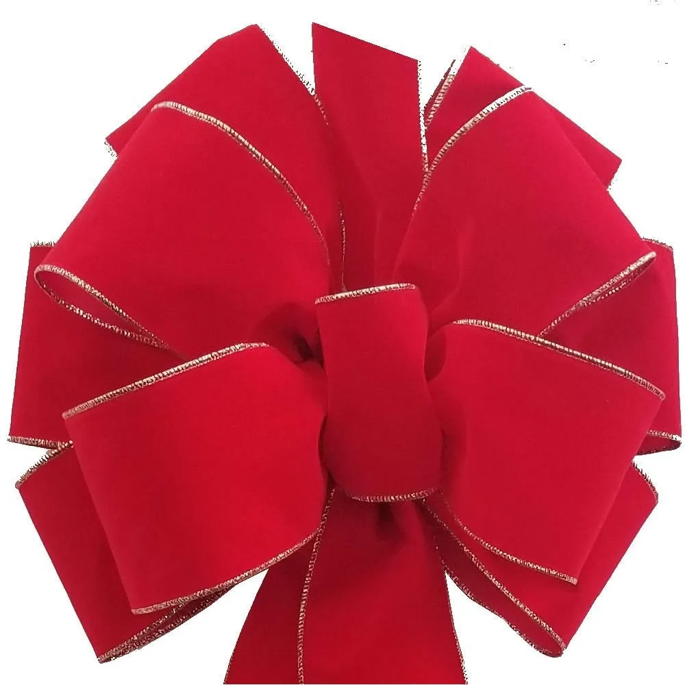 

4-Pack 12x44 Large Christmas Bows | Handmade with 10 Loops